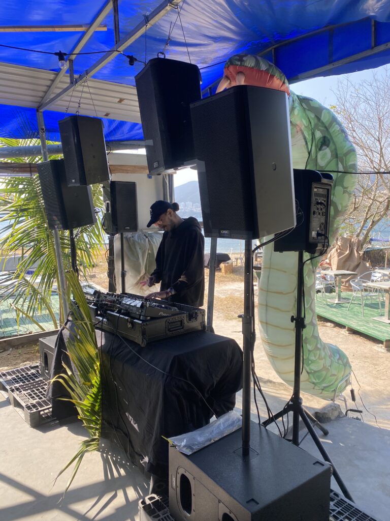 dj equpiment speaker subwoofer rental hk hong kong rent
